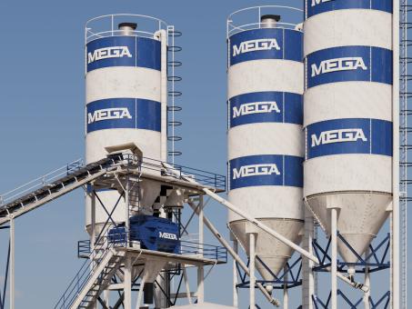 ONCRETE BATCHING PLANT 90 m3 - TWINSHAFT MIXER (ITALIAN)-CA