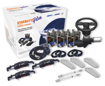 Power-Assisted Boat Steering System | Steerlyte Plus