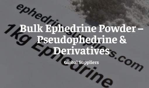 Achetez de la poudre de chlorhydrate d'éphédrine en ligne