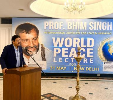 Sandeep Marwah Addresses Commemorative Event Honouring Revolutionary Leader Prof. Bhim Singh